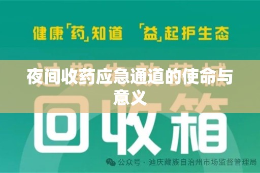 北京夜间收药应急通道的使命与意义
